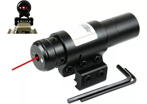 Mira Laser Punto Rojo Rifle Pcp Replicapistola Riel 11/20mm