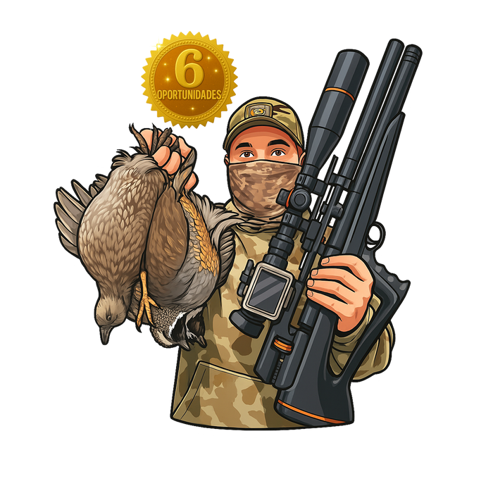 PREVENTA STICKER RIFA AÑO 2026 CACERIA BEAGLE CHILE