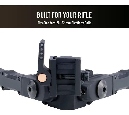 Bipode Tipo Accutac Para Rifle Caza Rifles Bípode - Imagen 2