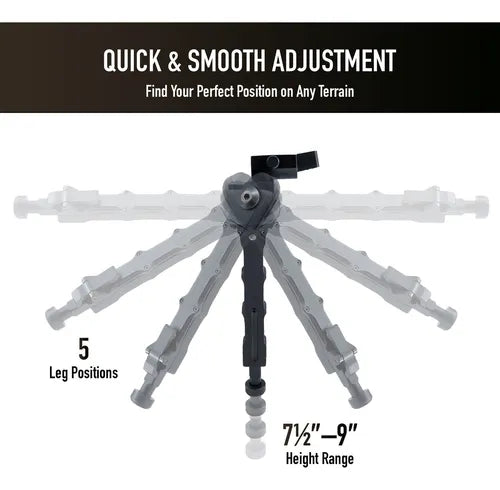 Bipode Tipo Accutac Para Rifle Caza Rifles Bípode - Imagen 6
